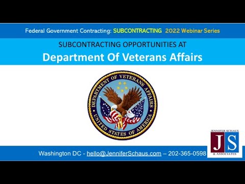 Sub-Contracting Opportunities at Department of Veterans Affairs - VA