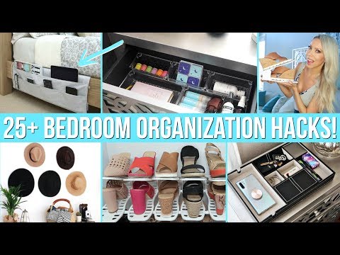 25+ BEDROOM ORGANIZATION HACKS!