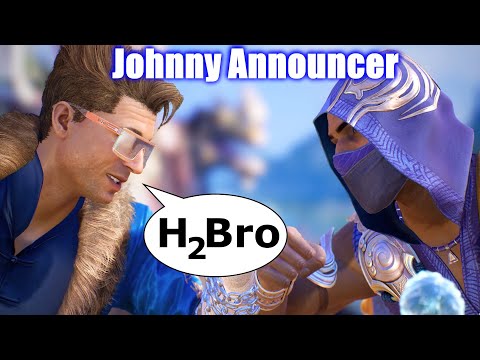 MK1 Johnny Cage Announcer Voice Nicknames for Characters - Mortal Kombat 1