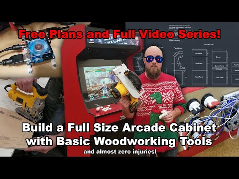 Build a DIY Full Size Arcade Cabinet with Basic Tools