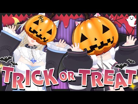 【3D TRICK OR TREATING】trick or treat, smell feet, good to eat 🎃🐾 【FUWAMOCO】