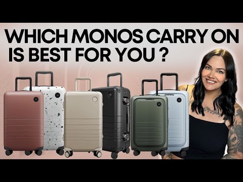 Comparing all 6 Monos Carry Ons | Differences + Packing Tests