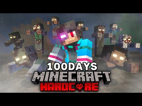 最強のゾンビだらけの世界で100日ハードコアサバイバル【 マイクラ / マインクラフト 】