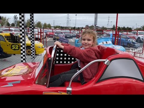 Fairground rides at Castleford Xscape