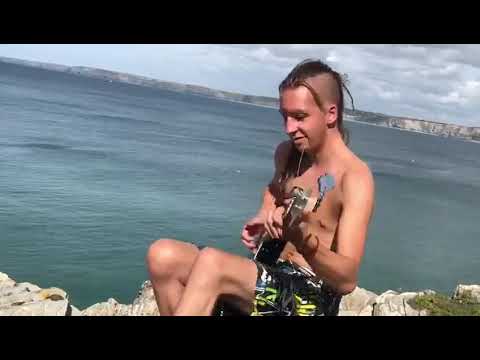 Dr Funk Busking by the Beach