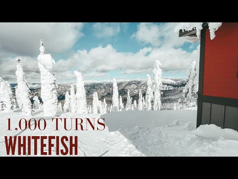 Whitefish Mountain Runs 1,000 Turns Montana Skiing & Snowboarding #montanaliving #whitefishmontana