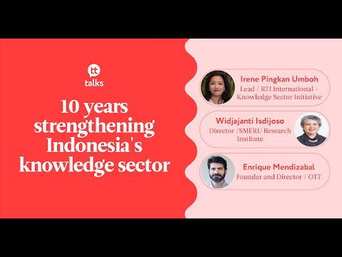 10 years strengthening Indonesia's knowledge sector