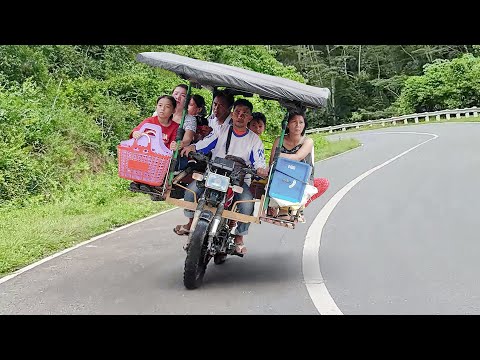 Riding Cheapest Filipino Transport Bike Downhill at Extreme Speed