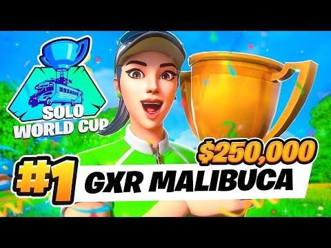 I WON SOLO WORLD CUP ($250.000) 🏆 | Malibuca