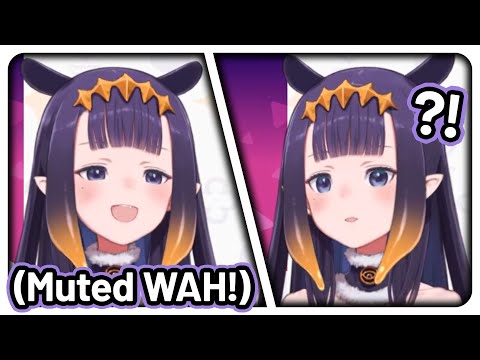 When Ina realized she was muted 【Hololive EN】