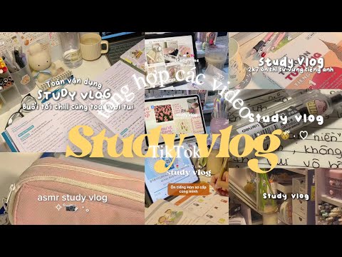 #21 #xh #tiktok #studyvlog #studywithme ‴ 🕊️ ୨୧ Tổng hợp các video study vlog trên tiktok ୨୧ 🎐 ‴