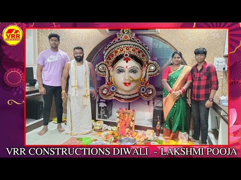 Diwali Laxmi  Pooja l Vrr Constructions l Hyderabad