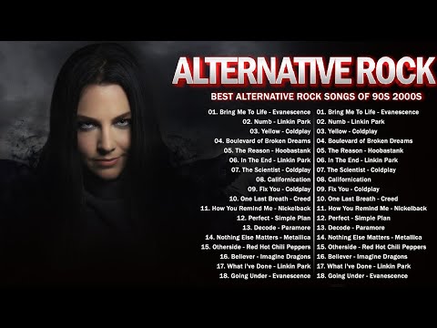 Alternative Rock Of The 2000s - Linkin park, Creed, AudioSlave, Hinder, Evanescence, Nickelback