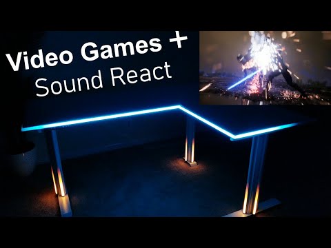 Is THIS the FUTURE of VIDEO GAME IMMERSION?!  SOUND REACT VIDEO GAME LIGHTING