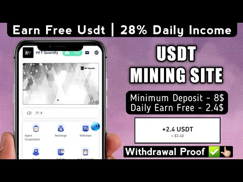 New Usdt Mining Site | usdt earning site | trx usdt mining app | Cloud Mining | usdt investment site