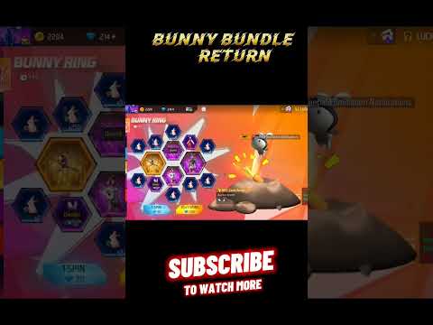 bunny bundle return 😱😱 #shorts #shortsvideo #freefire #viralshorts #trendingshorts #bunny