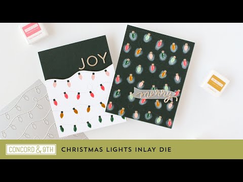 Christmas Lights Inlay Die