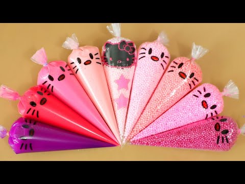 Making Slime with Piping Bags! Most Satisfying Slime Video★ASMR★#ASMR #PipingBags