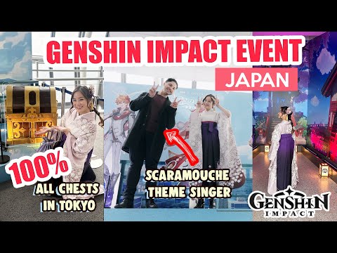 GENSHIN IMPACT EVENT in TOKYO SKY TREE JAPAN with Polumnia Omnia singer @paoloadp  Vlog | KimDaoGame