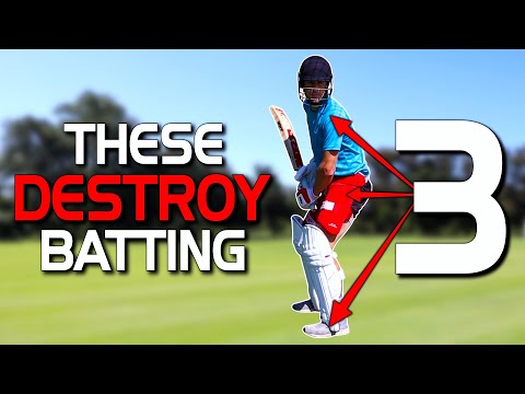 3 Things that KILL your BATTING (EASY TO FIX)