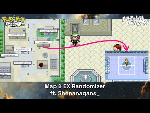 Pokémon Emerald Map Randomizer but we Mess w/ the Tracker - Parallel Universe - GDQ Hotfix Speedruns