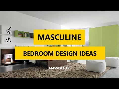 50+ Cool Masculine Bedroom Design Ideas 2018