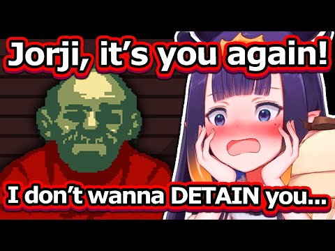 Ina meets the legend himself, Jorji Costava in Papers, Please 【Hololive】