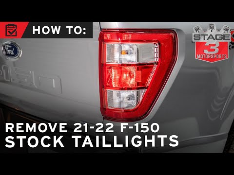 How to Remove & Replace 2021-2022 F-150 Taillights & Bulbs