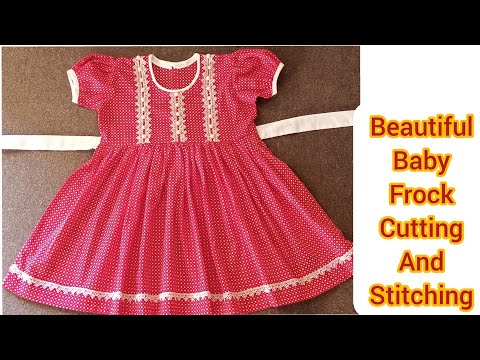 baby frock cutting and stitching - beautiful baby frock