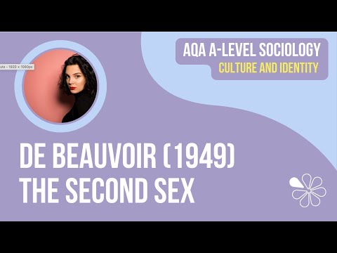 DE BEAUVOIR - THE SECOND SEX | CULTURE & IDENTITY | AQA A-LEVEL SOCIOLOGY