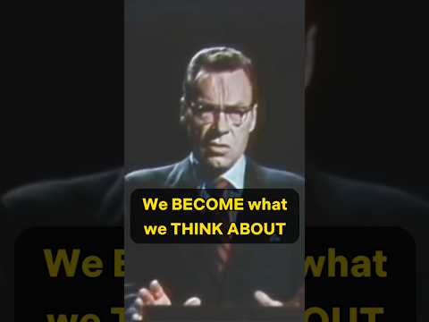 We Become what we THINK ABOUT. - Earl Nightingale Motivational Speech