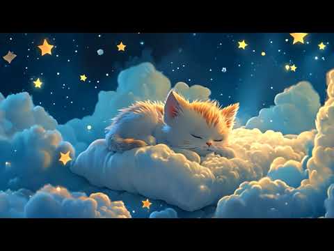 Magical Lullaby for Kids with Sweet Sleeping Kitty 🌙😴