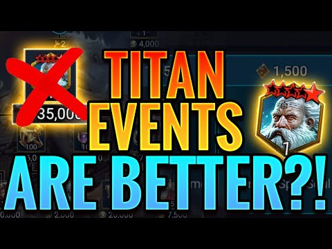 COMPARING TITAN EVENTS VS ONE OFF EVENTS! | Raid: Shadow Legends