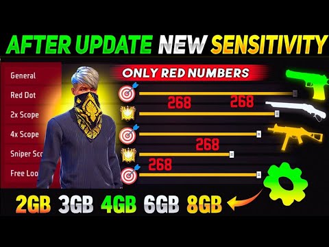 After Update 200 Sensitivity Settings | Free Fire Max Auto HeadShot Sensitivity | Garena Free Fire