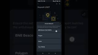 How to copy Tron (TRC20) wallet address in Binance