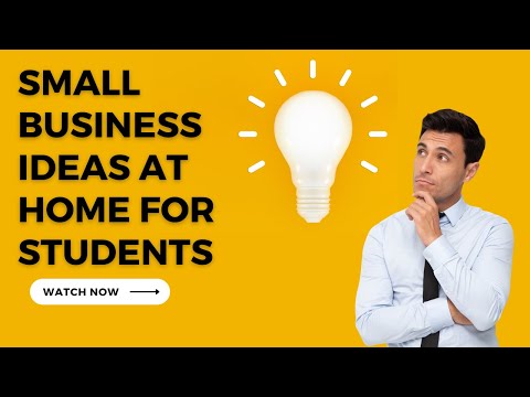 Small Business Ideas For Students - SIMPLE AND EASY TO RUN!