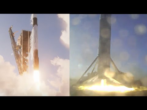 SpaceX Starlink 201 launch and Falcon 9 first stage landing, 30 October 2024