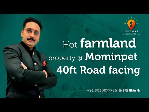 Road facing Farm land for sale near Mominpet | Properties for sale in Hyderabad | Sridhar Properties