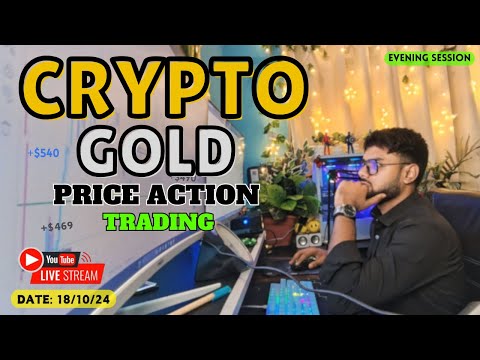 shorts Live on Bitcoin | Gold | Scalping #gold #live #Btcoin #trading #18-10-2024