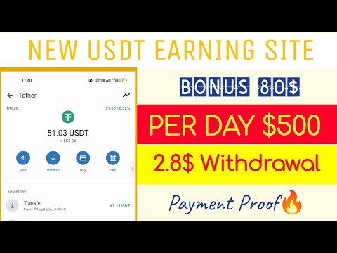 Best New Revenue Projects for 2023 | The best way to make money on Usdt's website | Usdt Earning