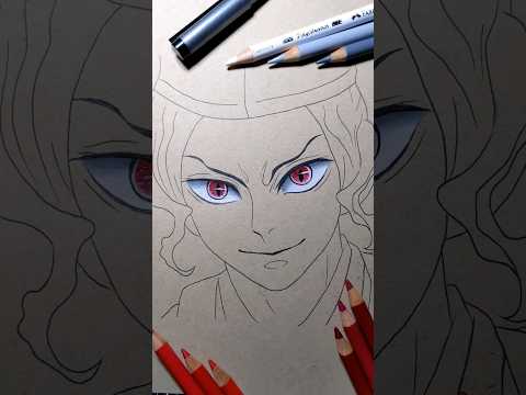 Drawing Muzan Kibutuzi😈||Demon slayer/Kimetu no Yaiba#shorts #demonslayer