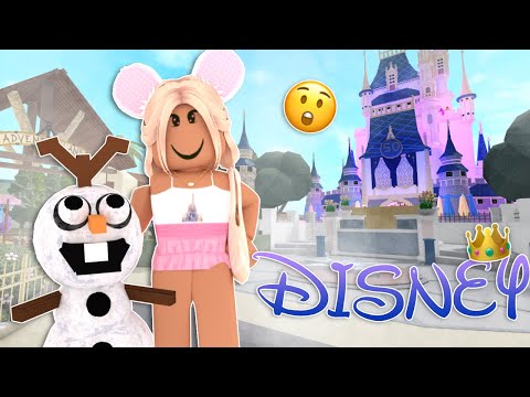 TOURING A $2,000,000 DISNEY BUILD IN BLOXBURG! *INSANE* | Roblox Bloxburg | *WITH VOICES*