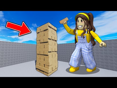 Giant Jenga Survival in Roblox