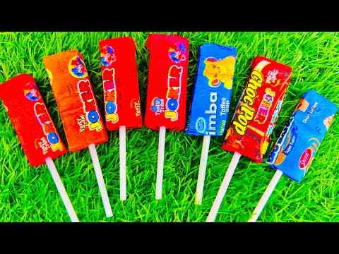 Some popular Candies in the World | New Milk Bottle | mini Cooking | Ice Cream Pop It | Asmr Coca