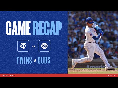 Game Highlights: Cubs Win Series vs. Minnesota! | 8/7/24