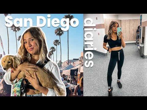 glowing up and being "THAT" girl in San Diego || vlog