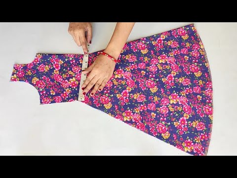 Umbrella Cut Baby Frock Cutting and stitching Very Easy Way