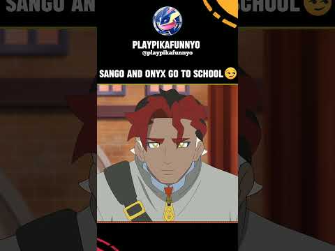 sango and onyx go to school 😏 || #pokemonhorizons #liko #shortsviral