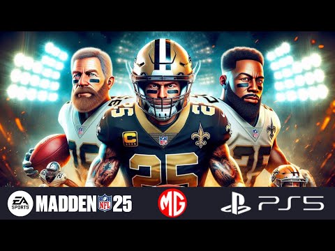 MADDEN 25 Gameplay - EPIC Broncos vs Saints Showdown on PS5 4K!