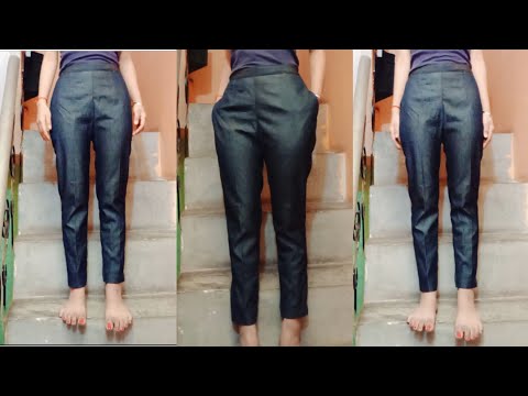 pant plazo cutting and stitching | trouser cutting and stitching / narrow pant cutting/ pant cutting